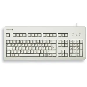 CHERRY G80-3000 - Clavier - PS/2, USB - R.-U. - gris clair