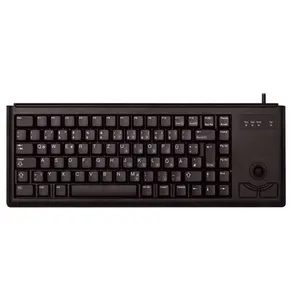 CHERRY Compact-Keyboard G84-4400 - Clavier - PS/2 - Allemand - noir