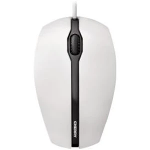 Souris CHERRY Gentix - Filaire - Optique - USB - 3 boutons - 1000 dpi - Blanc