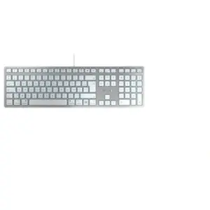 Comparateur de prix : CHERRY KC 6000C FOR MAC clavier Universel USB AZERTY Français Argent