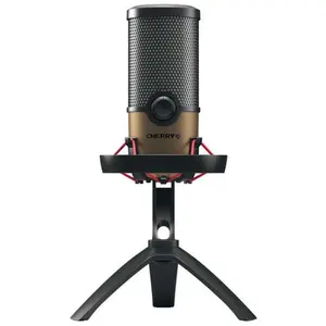 Comparateur de prix : Microphone USB Cherry UM 9.0 Pro RGB Noir mat et cuivre