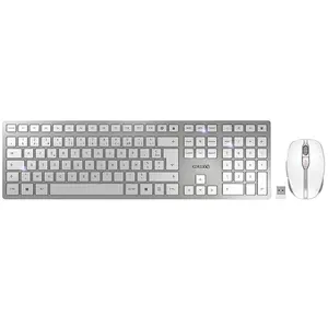 Comparateur de prix : CHERRY Ensemble Clavier Et Souris Bt Sans Fil - Blanc