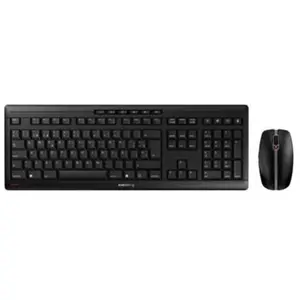 Comparateur de prix : CHERRY STREAM DESKTOP RECHARGE CLAVIER RF SANS FIL QWERTZ ALLEMAND NOI