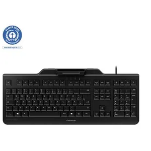 Fox Pathé Europa SECURE BOARD 1.0 - Clavier - avec NFC - USB - Allemand - commutateur : CHERRY LPK - noir pas cher