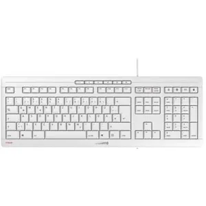 Clavier Filaire Stream Abs Blanc 463x163x18 Mm 105 Touches Cherry pas cher