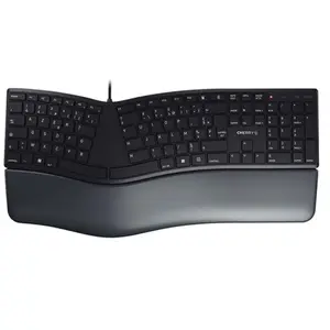 Comparateur de prix : SentoSphere CHERRY KC 4500 ERGO - clavier - AZERTY - Francais - noir Peripherique d'entree
