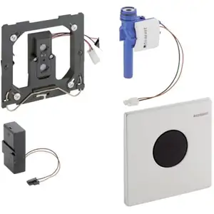 Commande d&39urinoir Mambo 116033FW1 infrarouge/batterie, acier inoxydable brossé - Geberit pas cher