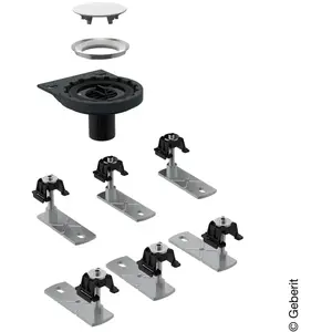 Geberit Setaplano Kit de montage brut vertical avec 6 pieds, 154031001, pas cher