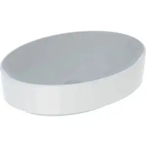 Geberit VariForm opzetwastafel ovaal 55x40 cm zonder overloop, wit pas cher