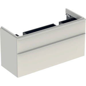Comparateur de prix : Geberit Smyle Square Meuble sous-vasque, 2 tiroirs, 500356JL1,