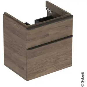 Comparateur de prix : Geberit Smyle Square armoire sous lavabo, 500352, 584x617x470mm,