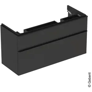 Geberit Smyle Square Meuble sous-vasque, 2 tiroirs, 500356JK1,Vendu parkaufland