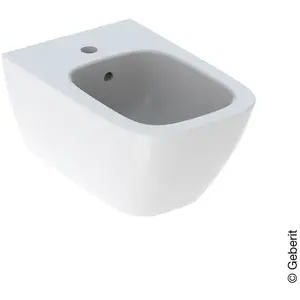 Geberit Bidet Sospeso Smyle Square con fissaggio nascosto   Bianco 500.209.01.1 pas cher