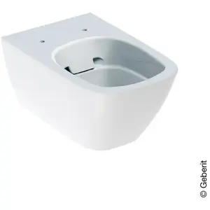 Comparateur de prix : Geberit WC suspendu Smyle Square forme fermée, Rimfree