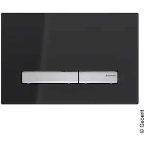 Comparateur de prix : Geberit - Sigma 50 115788DW2 noir de jais RAL9005, pour double chasse