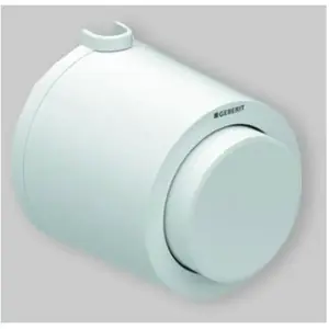 Geberit - Commande pneumatique à bouton unique, version externe, blanc pas cher
