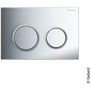 Comparateur de prix : Geberit Omega 20 115085KH1 chromé / chromé satiné f. Citernes Omega