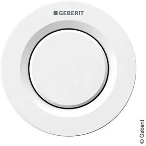 Geberit - Poussoir pneumatique à encastrer blanc brillant 116.040.11.1 pas cher