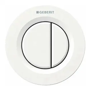 Systèmes de chasse d'eau - Télécommande de chasse d'eau type 01, blanc 116.043.11.1 - Geberit pas cher