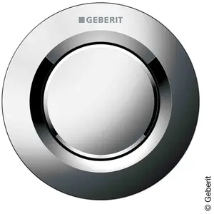 Bouton poussoir chromé - Simple touche - Réservoir dissimulé - Geberit pas cher