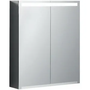 Comparateur de prix : Geberit Option - Armoire de toilette avec éclairage, 600x700x150 mm 500.582.00.1