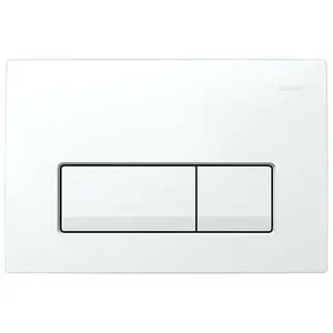 Plaque de commande Geberit Delta 51, 2-quantités, blanc, 115.105.11.1 pas cher