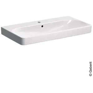 Geberit Lavebo 900X480 Mm, Avec Trop-Plein, Trou Pour Robinetterie, Blanc GebeVendu paramazon