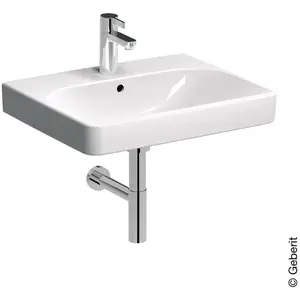 Geberit Lavebo 600X480 Mm, Avec Trop-Plein, Trou Pour Robinetterie, Blanc GebeVendu paramazon