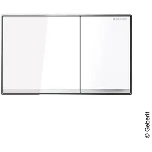 Comparateur de prix : Geberit Sigma 115.640 Si 1 plaque de déclenchement en verre Blanc 60