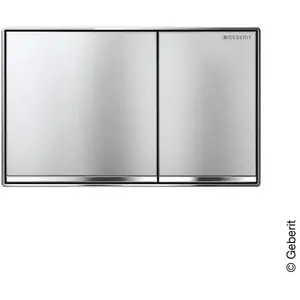 Comparateur de prix : Geberit Sigma60 Plaque de déclenchement, 115640GH1,