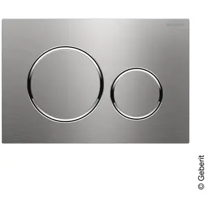 Comparateur de prix : Geberit - Sigma 20 115889SN1 à visser, acier inoxydable brossé / poli