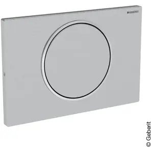 Comparateur de prix : Geberit Sigma10 Plaque de déclenchement Round, 115787SN5, Round