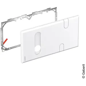 Geberit Plaque de recouvrement pour boîtier de fonctionnement encastré...Vendu partameson