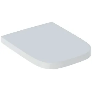 Abattant wc Geberit renova plan rectangulaire, descente assistée, fixation par le dessus Geberit pas cher