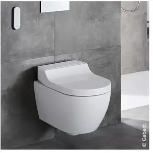 Comparateur de prix : Wc complet suspendu lavant Geberit aquaclean Tuma Comfort - Blanc / Verre Geberit