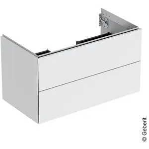 Comparateur de prix : Geberit ONE Meuble sous-vasque, 2 tiroirs, 505263002,