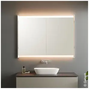 Comparateur de prix : Geberit ONE Armoire de toilette, 2 portes, 505805001,