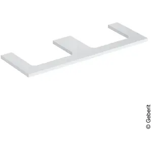 Keramag - Plaque De Lavabo Geberit One, Découpe Double, Pour Lavabo À pas cher