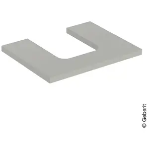 Geberit ONE Plan de toilette, 505271007, pas cher