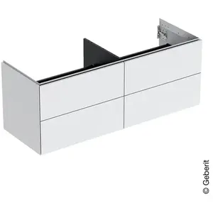 Comparateur de prix : Geberit ONE Meuble sous-vasque, 4 tiroirs, 505266002,