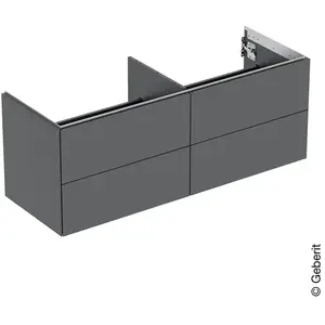 Comparateur de prix : Geberit ONE Meuble sous-vasque, 4 tiroirs, 505266003,