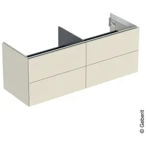 Comparateur de prix : Geberit ONE Meuble sous-vasque, 4 tiroirs, 505266004,