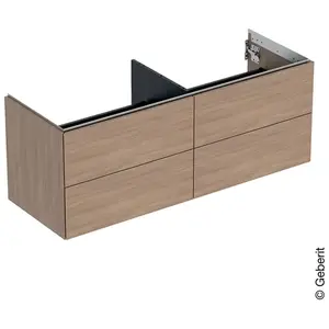 Comparateur de prix : Geberit ONE Meuble sous-vasque, 4 tiroirs, 505266005,