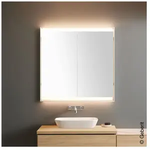 Comparateur de prix : Geberit ONE Armoire de toilette, 2 portes, 505803002,