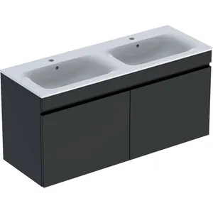Geberit Renova Plan New Vasque avec meuble bas, 2 tiroirs, 501918JK1, pas cher