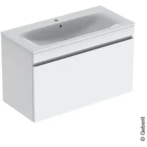 Geberit Renova Plan New Vasque avec meuble bas, 1 tiroir, 501917011, pas cher