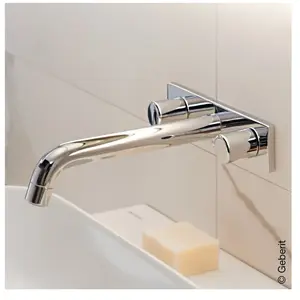 Geberit - one - Mitigeur de lavabo encastré, chrome 116.464.21.1 pas cher