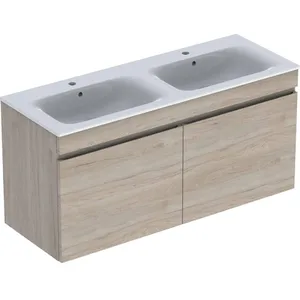 Geberit Renova Plan New Vasque avec meuble bas, 2 tiroirs, 501918008, pas cher