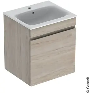 Geberit Renova Plan New Vasque avec meuble bas, 1 tiroir, 501914008, pas cher