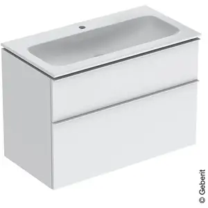 Geberit iCon Vasque avec meuble bas, 2 tiroirs, 502337013,